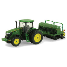 1/64 7215R Tractor with Grain Drill